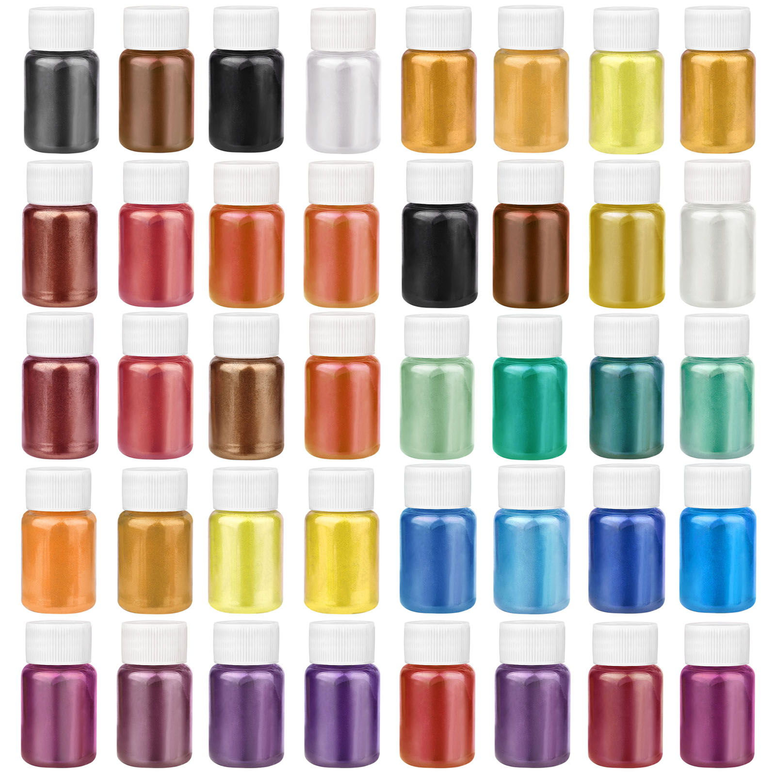 Resin Pigment Set - 4 색/세트 진주 빛 가루 수지