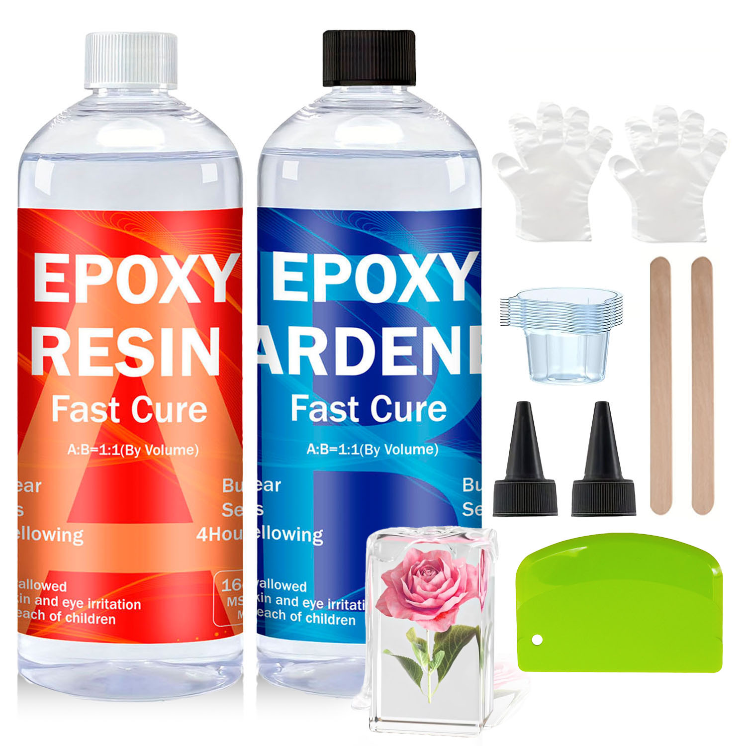 투명 에폭시 레진 키트 8oz/16oz/32oz 기포  - Resin Jewelry Kit 리뷰 및 가격