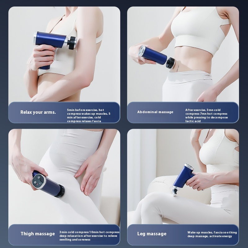 열 및 냉각 헤드가 있는 전기 마사지 총 포켓 크기의  - Heat Gun Small 리뷰 및 가격