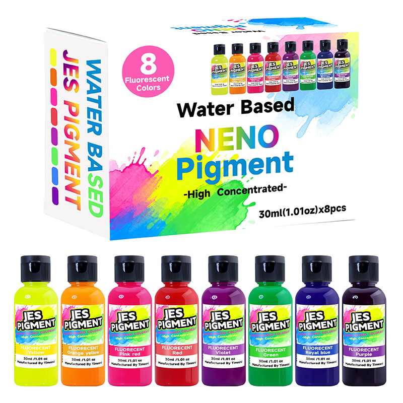 8색/세트 형광 안료, 병당 30ml/1.01oz 액상 - Resin Pigment Set 리뷰 및 가격