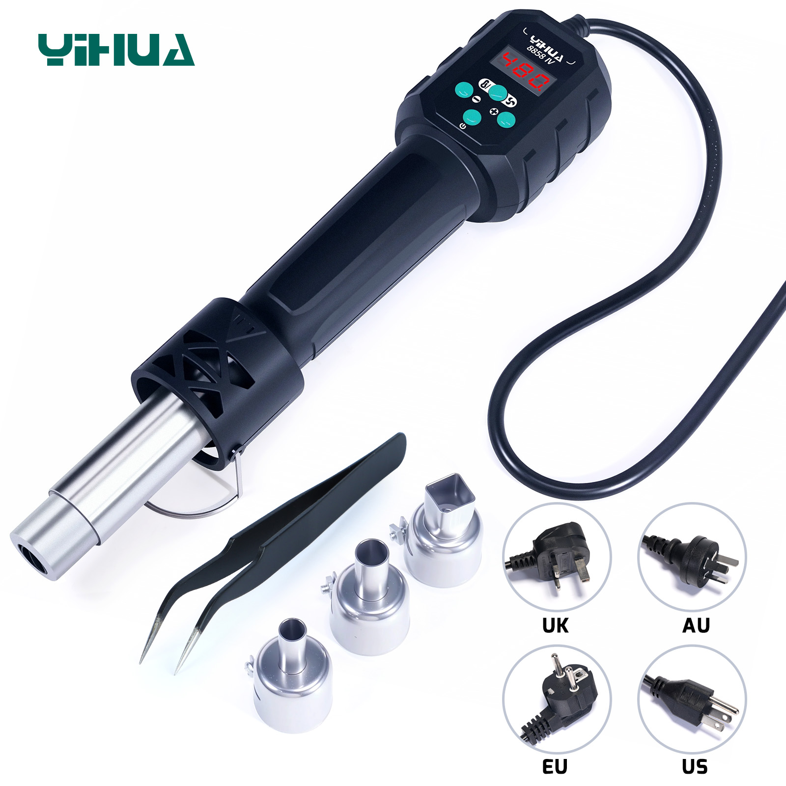 YIHUA 뜨거운 공기 총 온도 조절 가능 8858-I - Heat Gun Small 리뷰 및 가격