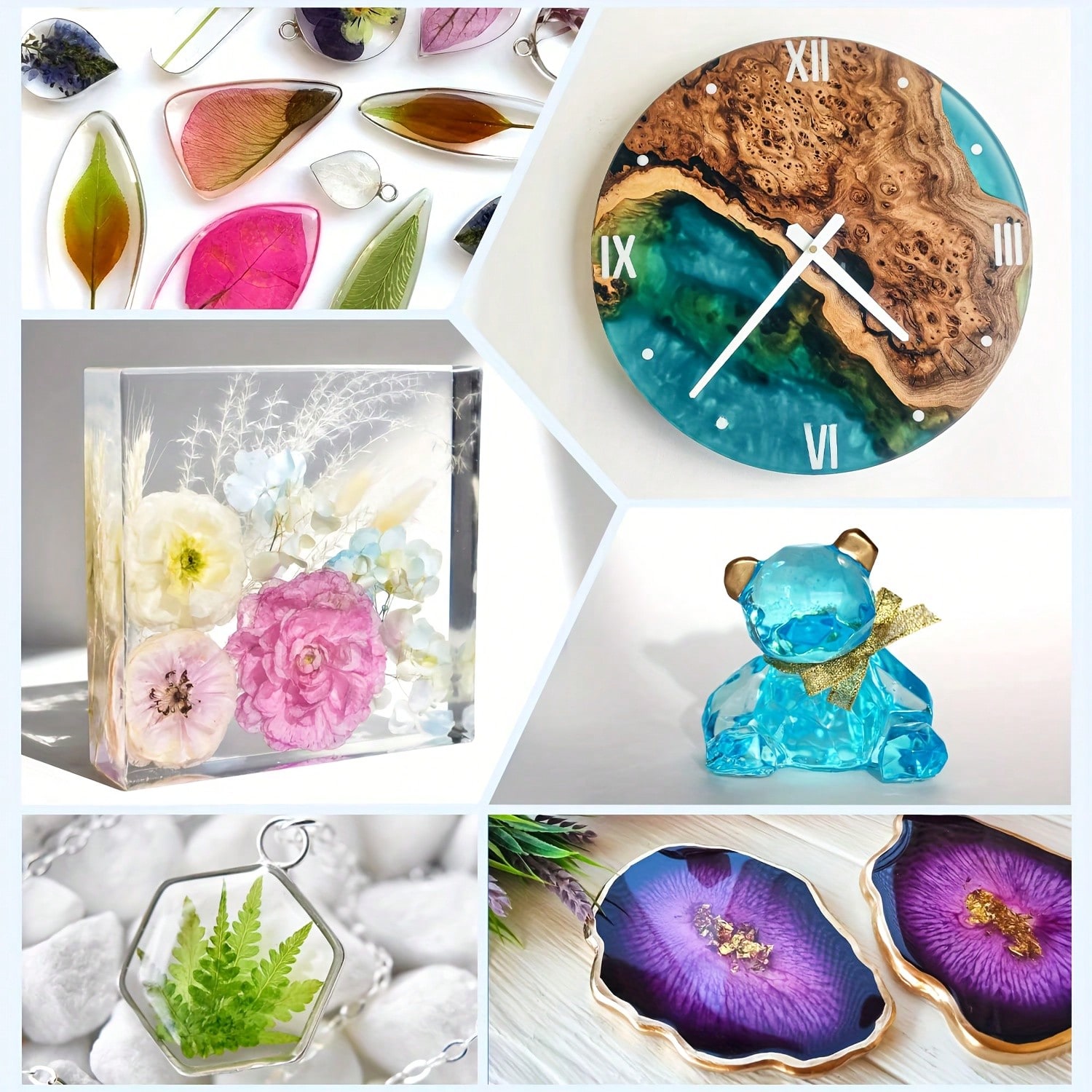 125ml/250ml 크리스탈 클리어 캐스팅 레진 키트 - Resin Jewelry Kit 리뷰 및 가격