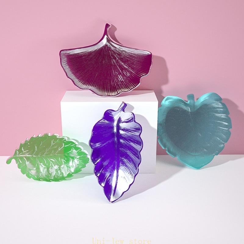잎 모양 레진 몰드 DIY 접시 몰드 과일 트레이 서빙 - Serving Tray Mold 리뷰 및 가격