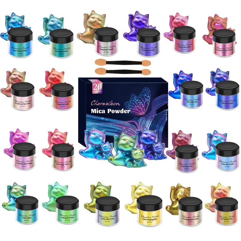 송진 변색 에폭시 UV 송진 안료 착색제, DIY 송진 - Resin Pigment Set 리뷰 및 가격