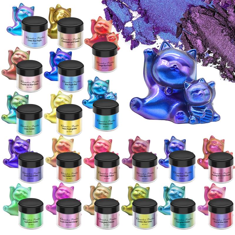 송진 변색 에폭시 UV 송진 안료 착색제, DIY 송진 - Resin Pigment Set 리뷰 및 가격