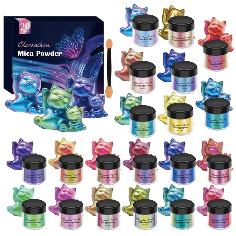 송진 변색 에폭시 UV 송진 안료 착색제, DIY 송진 - Resin Pigment Set 리뷰 및 가격