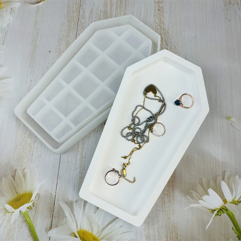 할로윈 관 모양 레진 몰드 트레이 수납함 석고 주조 D - Serving Tray Mold 리뷰 및 가격