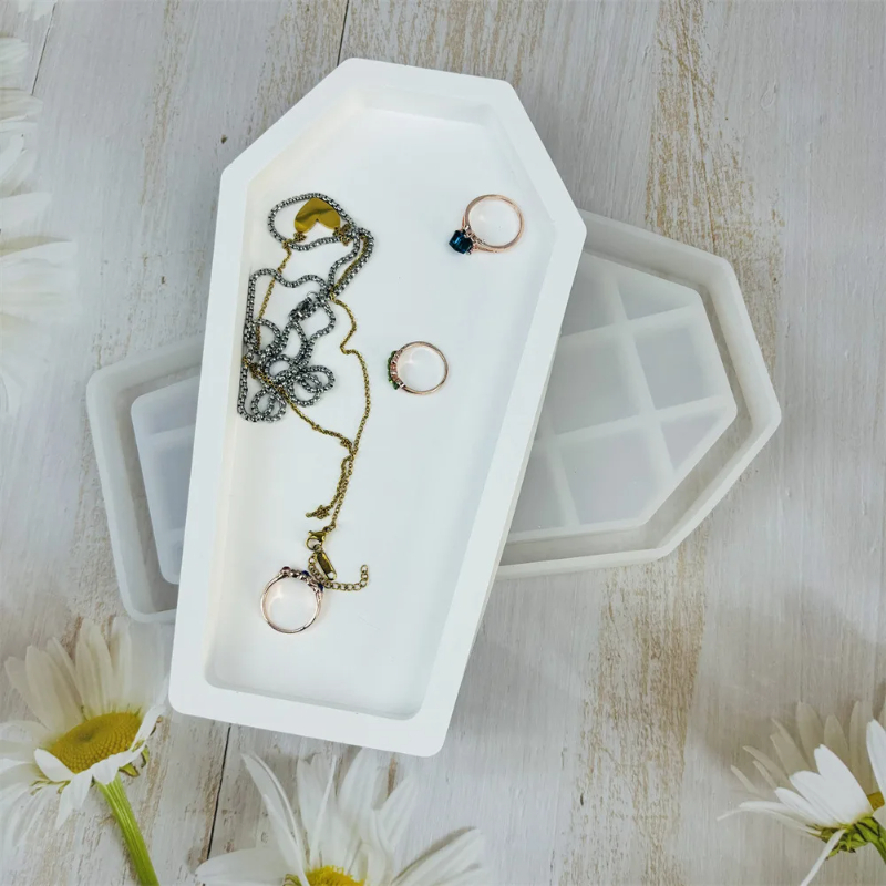 할로윈 관 모양 레진 몰드 트레이 수납함 석고 주조 D - Serving Tray Mold 리뷰 및 가격