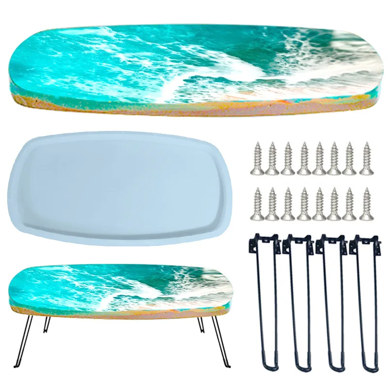 대형 61cm 불규칙한 트레이 에폭시 수지 실리콘 몰드 - Resin Ocean Wave Mold 리뷰 및 가격