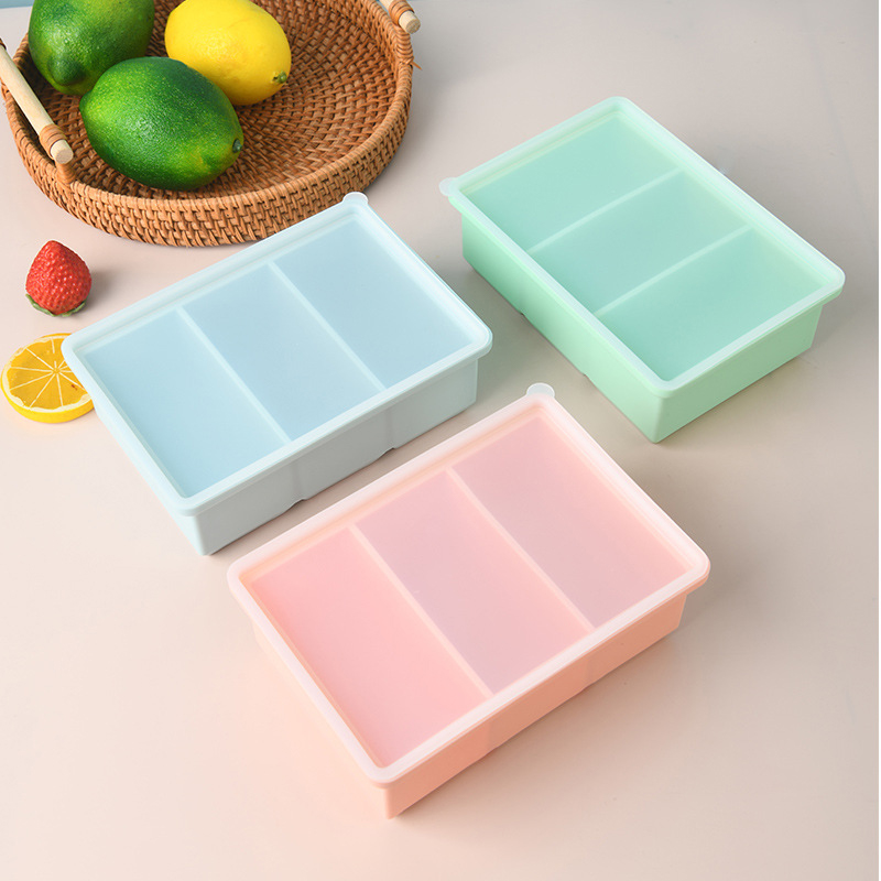 대용량 식품 소스 보관용 뚜껑 있는 실리콘 냉동 트레이 - Serving Tray Mold 리뷰 및 가격