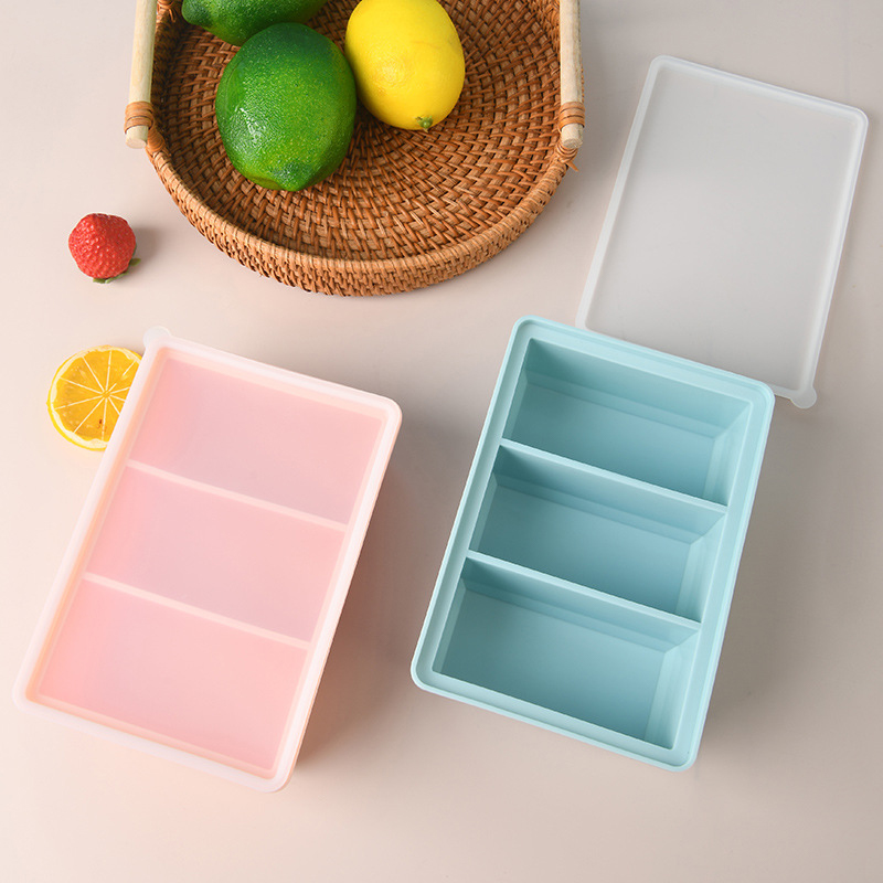 대용량 식품 소스 보관용 뚜껑 있는 실리콘 냉동 트레이 - Serving Tray Mold 리뷰 및 가격
